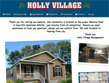 Tablet Screenshot of hollyvillagenj.com